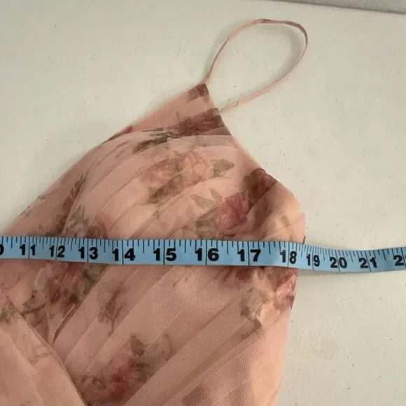 Marchesa Pink Floral Maxi Dress - Picture 10 of 13